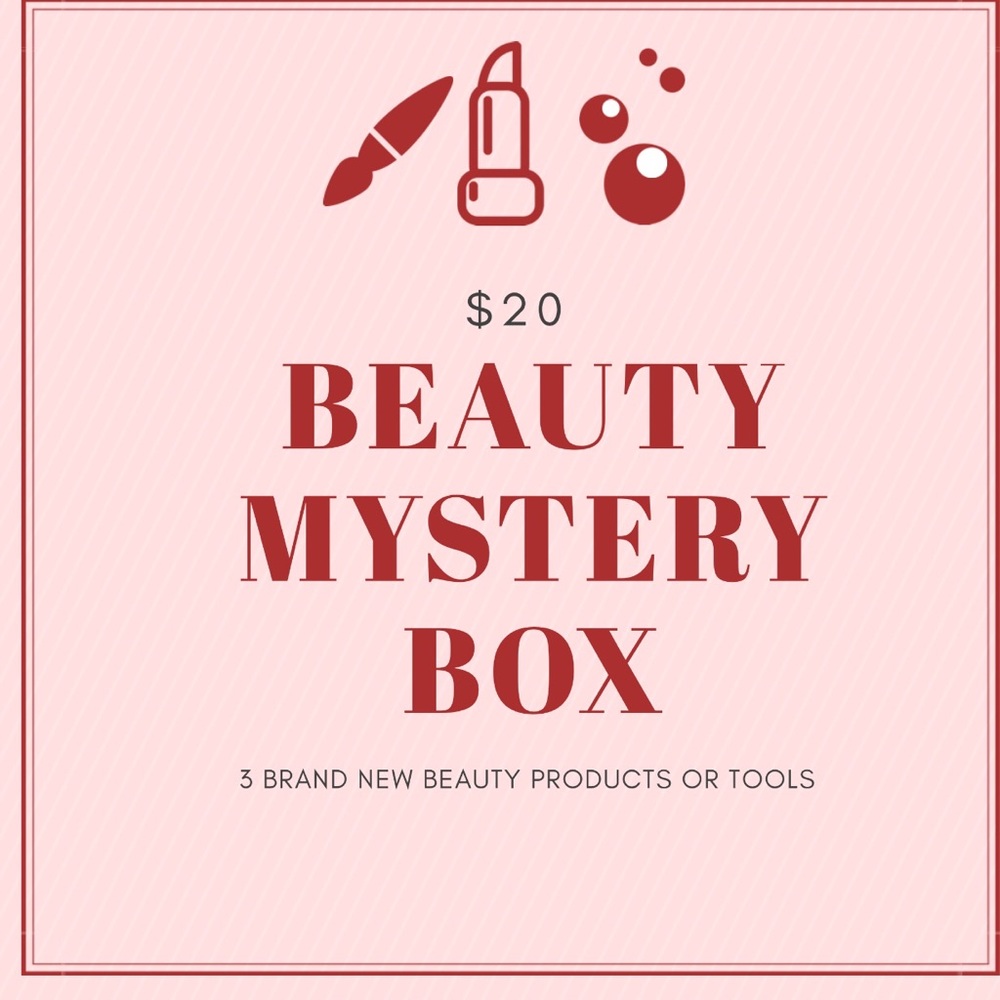 Beauty mystery box, three pieces